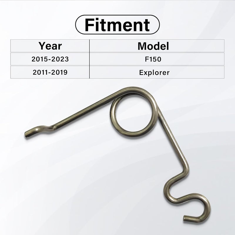 ROOTMUTIFY Fuel Door Lid Clip Spring for 2015-2024 Ford F150 Gas Door Spring Repair Replacement (15-24 Spring) - Image 3